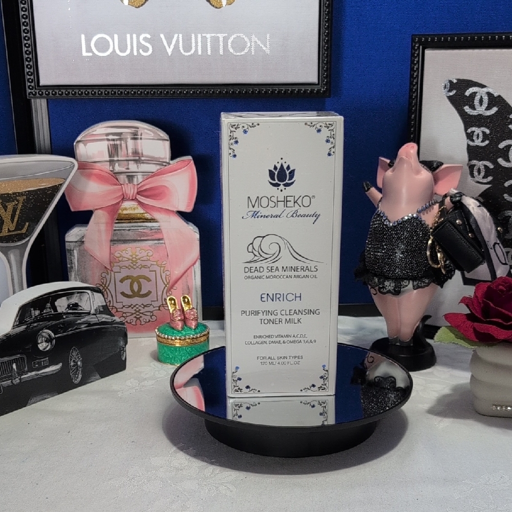 Mosheko Mineral Beauty Dead Sea Minerals Enrich Purifying Cleansing Toner Milk